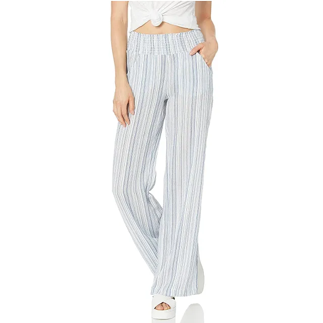 Billabong Women's New Waves Stripe Pant (Blue)