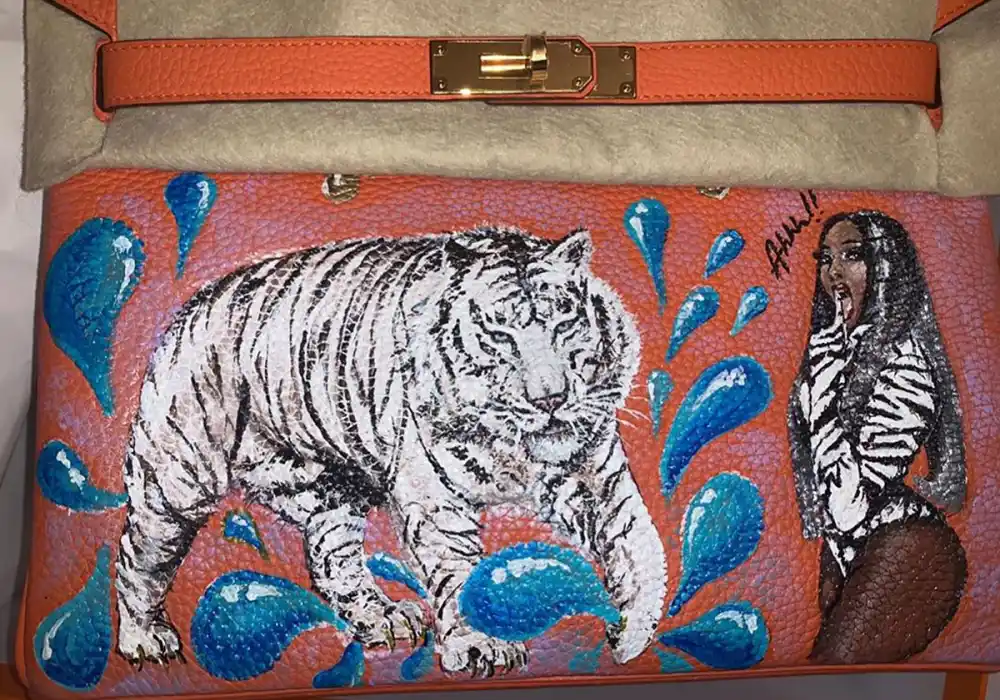 You Have to See the Customized Birkin Bag Cardi B Gifted Megan Thee Stallion