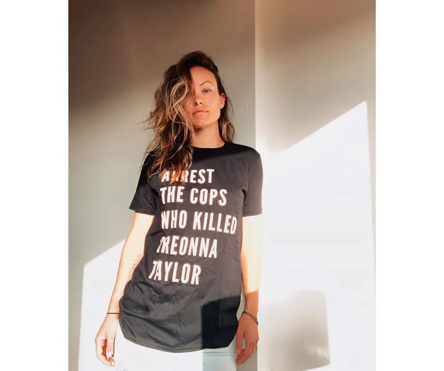 The Black T-Shirt With a Message Celebs Are Wearing All Over IG