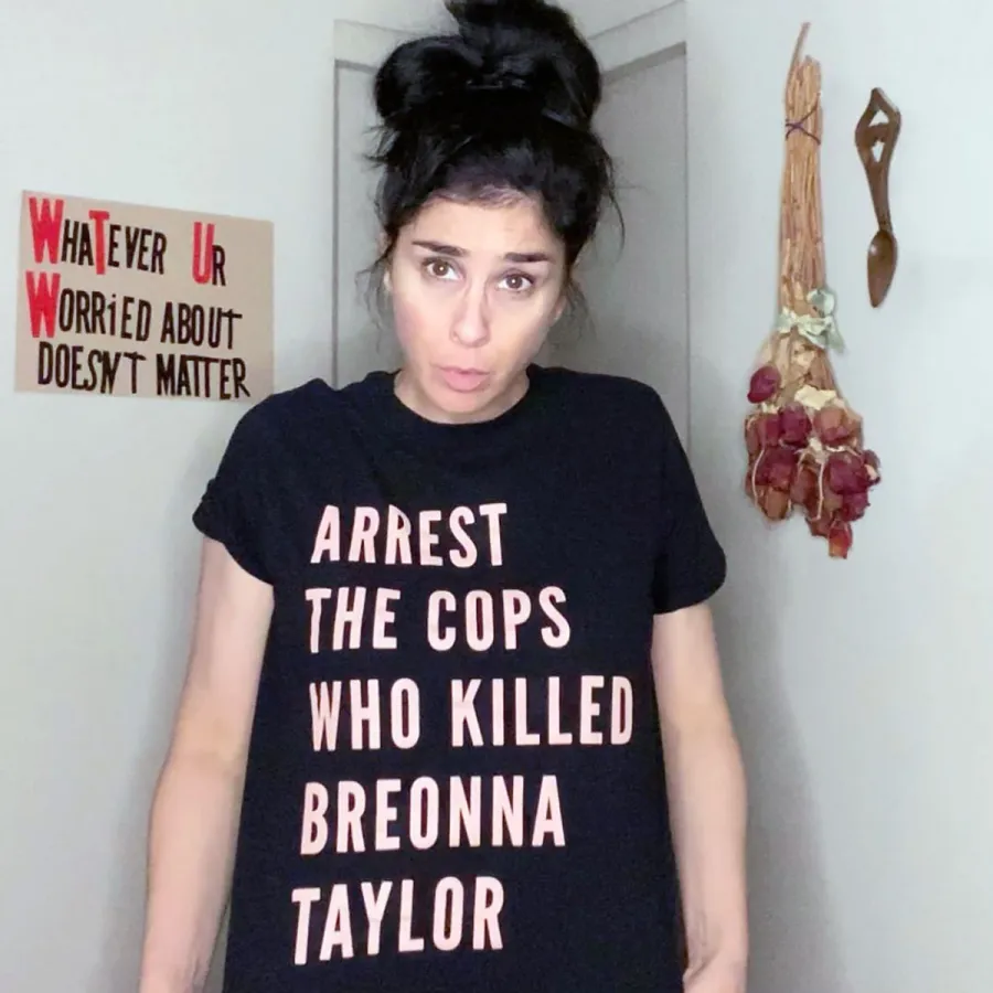 The Black T-Shirt With a Message Celebs Are Wearing All Over IG