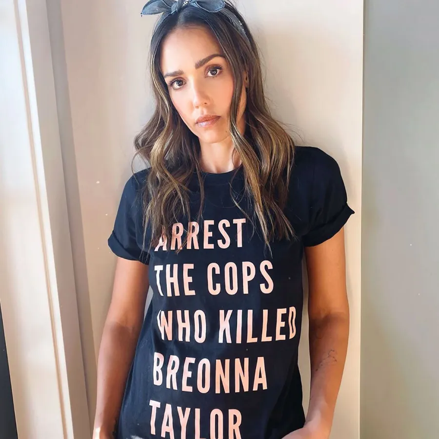 The Black T-Shirt With a Message Celebs Are Wearing All Over IG
