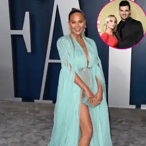 Chrissy Teigen Reacts to Selling Sunset Mary Fitzgerald and Romain Bonnet Real Wedding Date