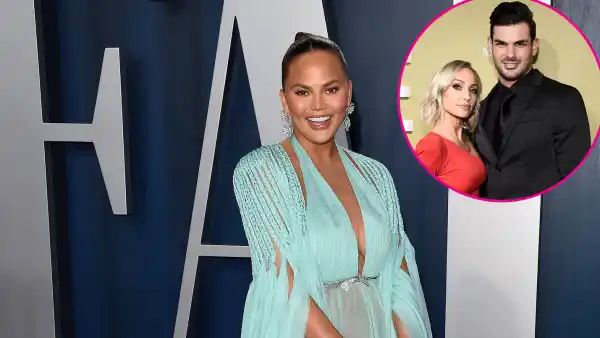 Chrissy Teigen Reacts to Selling Sunset Mary Fitzgerald and Romain Bonnet Real Wedding Date