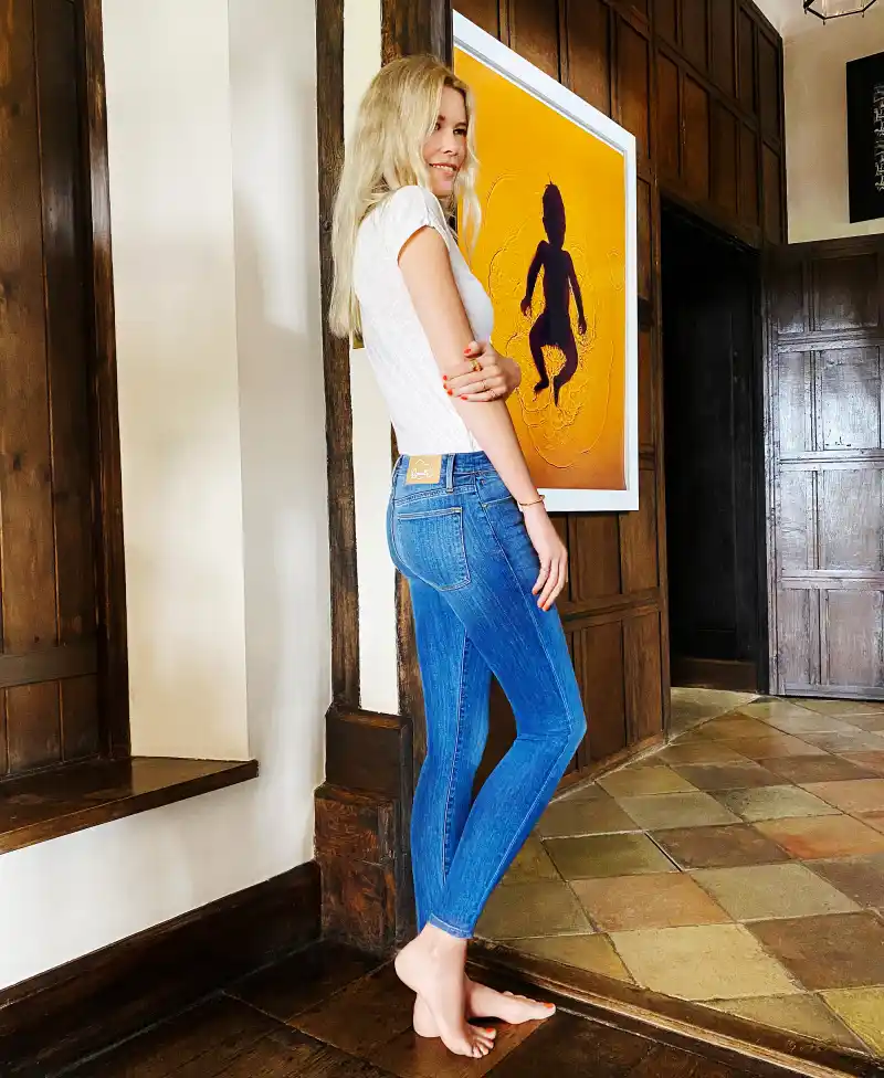 Claudia Schiffer Celebrates Her 50th Birthday With a New Jean Collaboration
