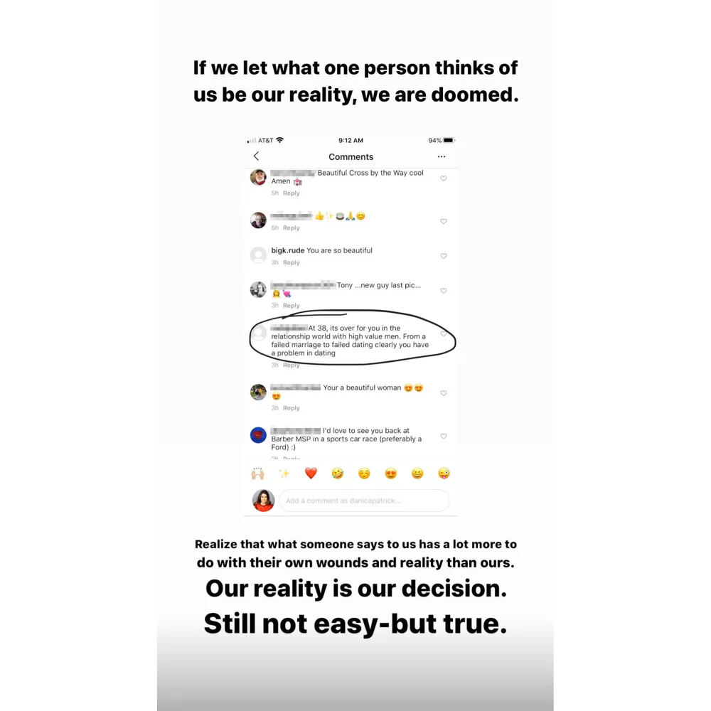 Danica Patrick Claps Back at Troll Over Aaron Rodgers Relationship