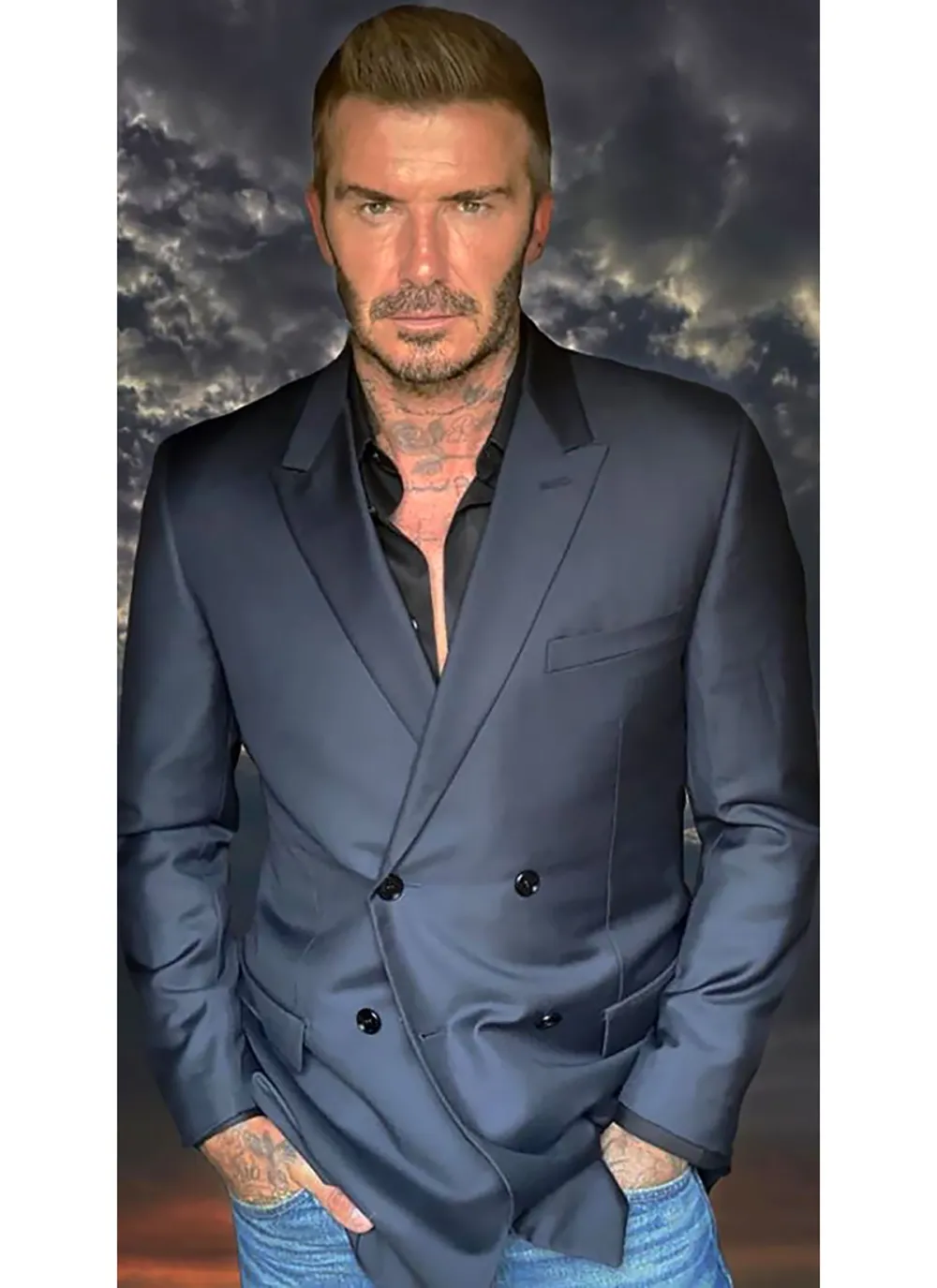 LOL! David Beckham Recreates a Sexy Fragrance Campaign From 15 Years Ago