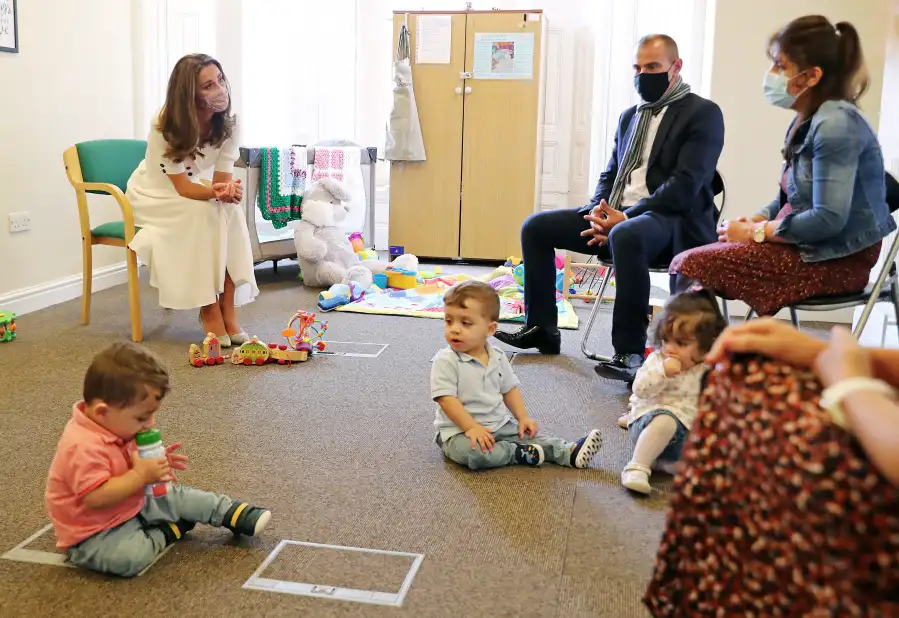 Duchess Kate Wears Floral Face Mask While Attending Event UK Kate Middleton