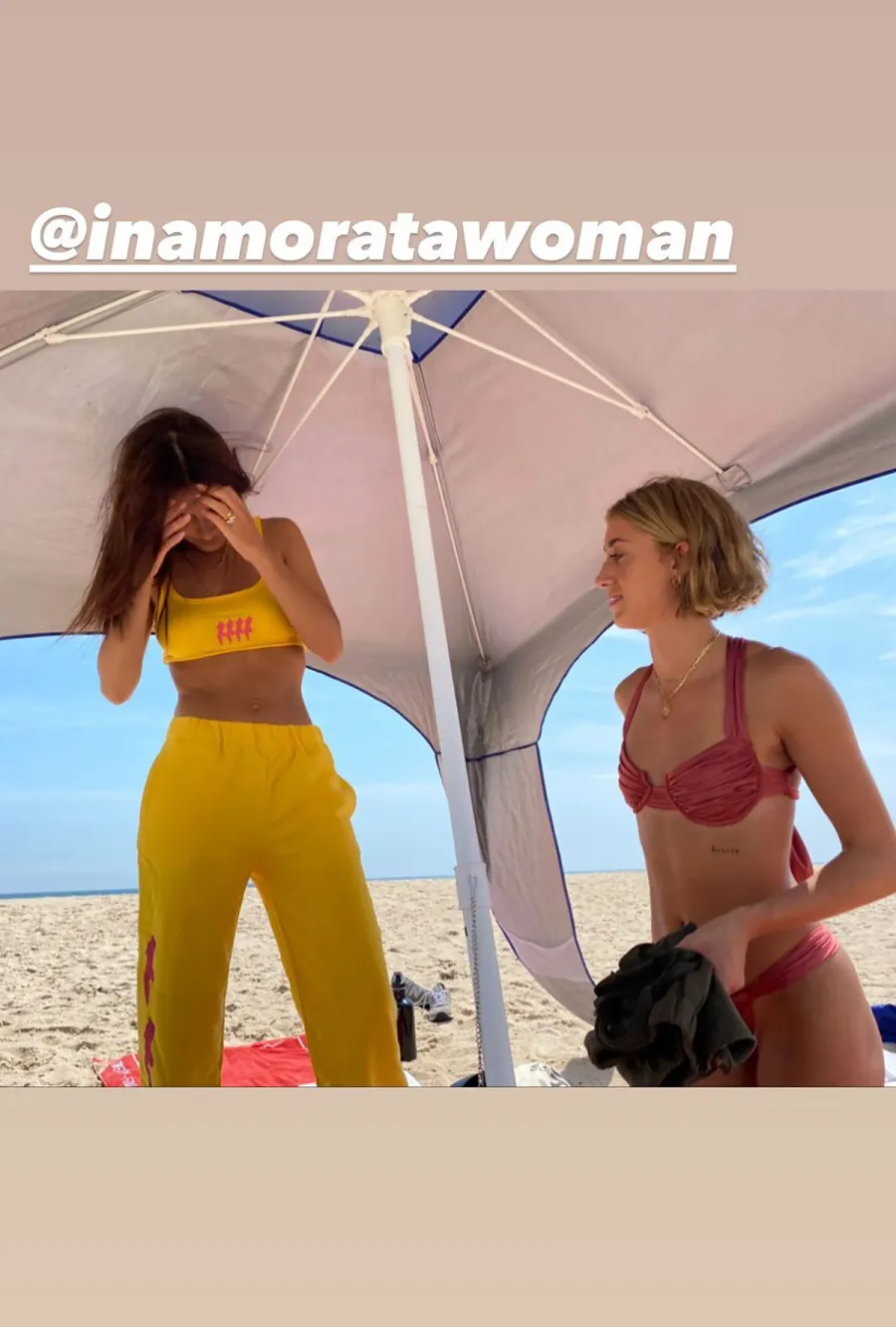 Emily Ratajkowski Teases Her Upcoming Inamorata Athleisure Collection