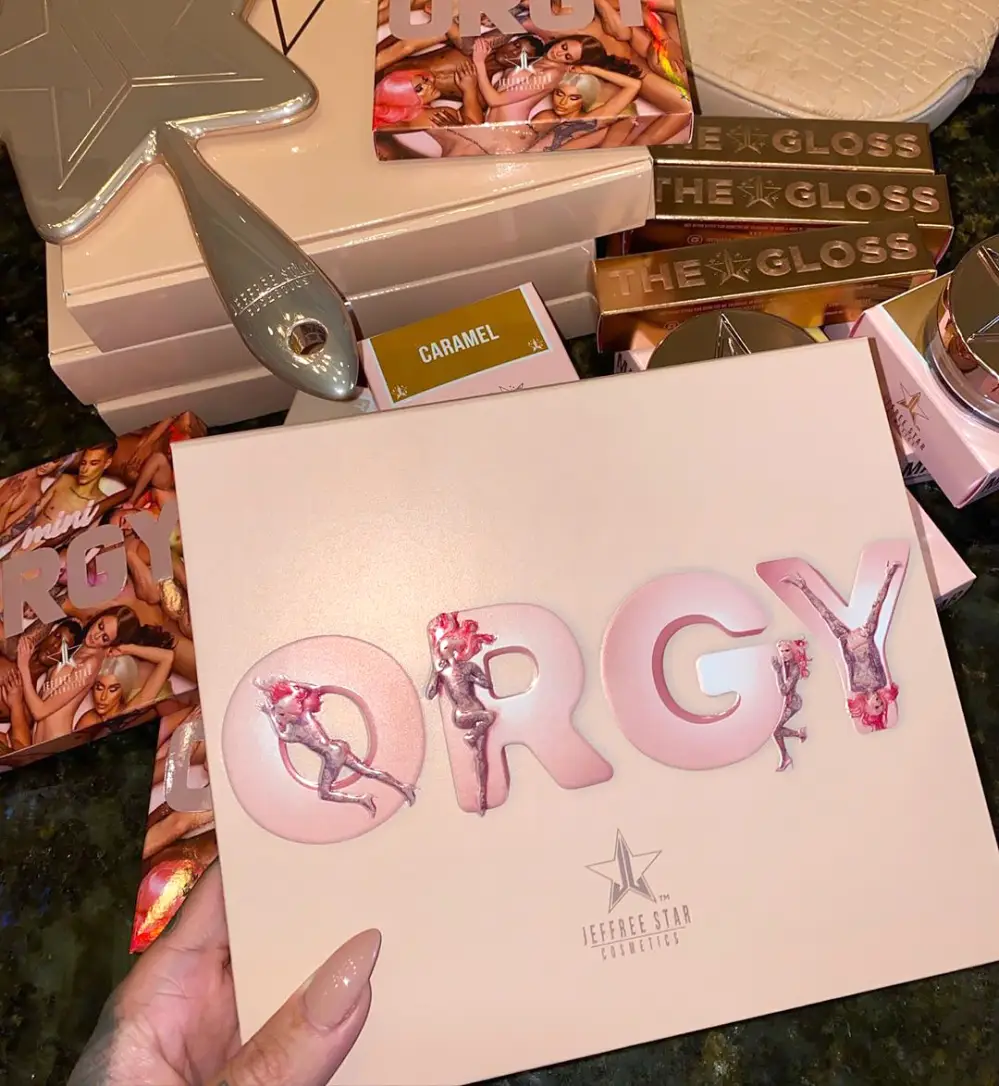 Jeffree Star&rsquo;s New Orgy Makeup Collection Draws Mixed Reactions on Social Media