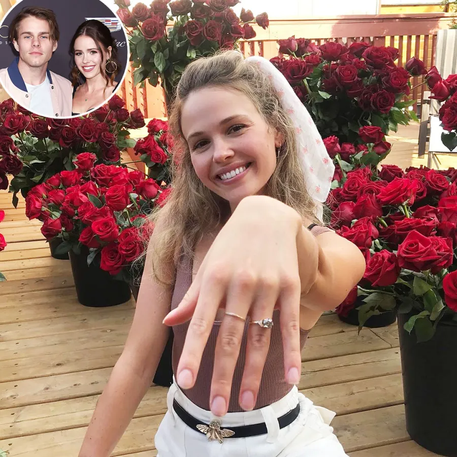 Jocelyn Hudon and Jake Manley Best Celebrity Proposal Stories Ever