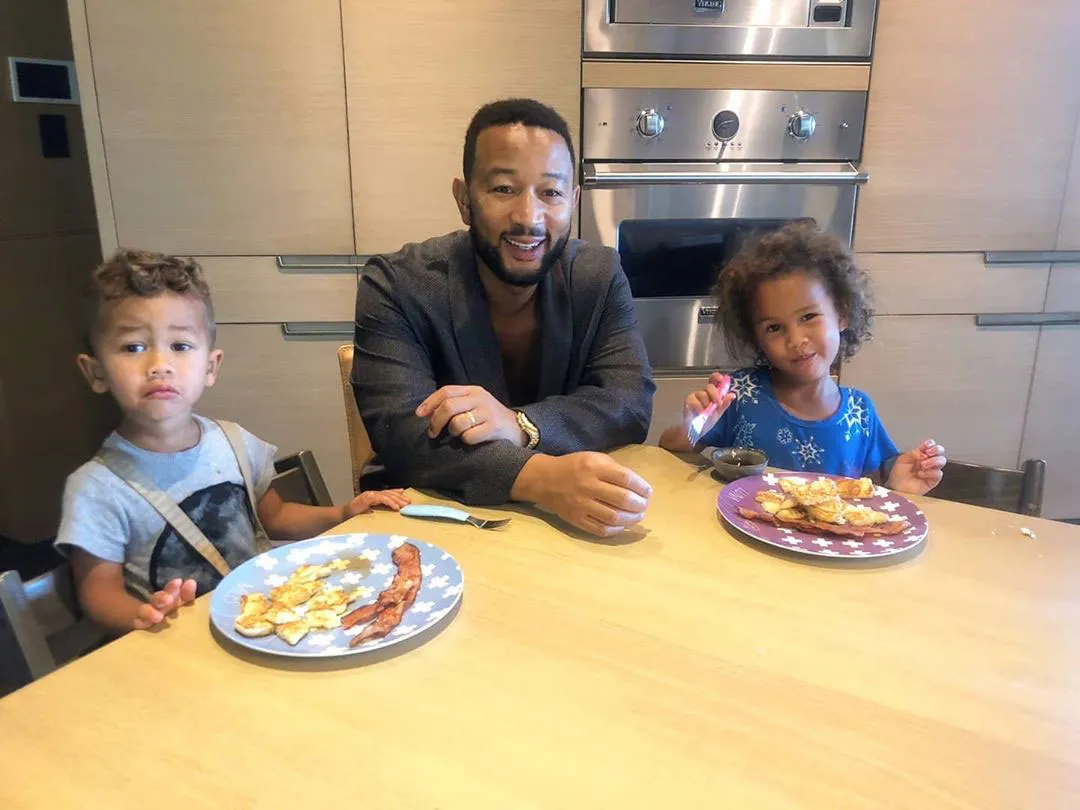 John Legend Makes Breakfast for His Kids Pancake Recipe
