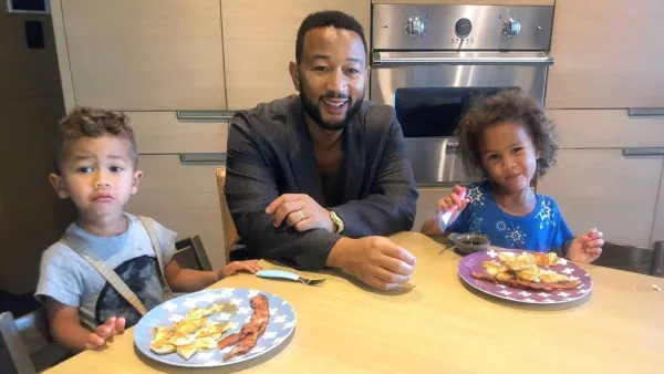 John Legend Makes Breakfast for His Kids Pancake Recipe