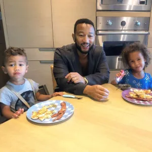John Legend Makes Breakfast for His Kids Pancake Recipe