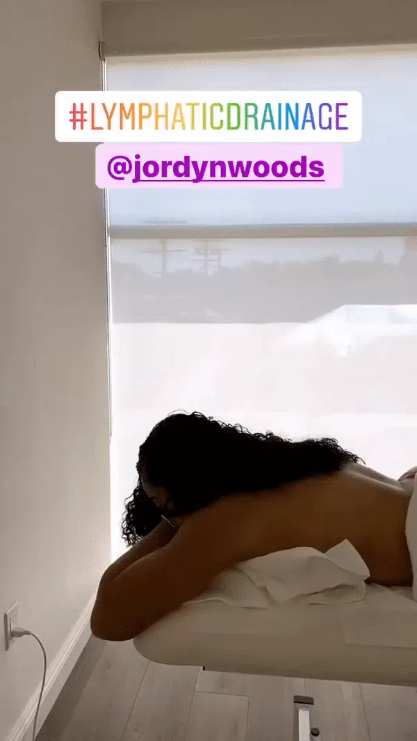 Jordyn Woods Breaks the Internet With Video of Her Booty Massage