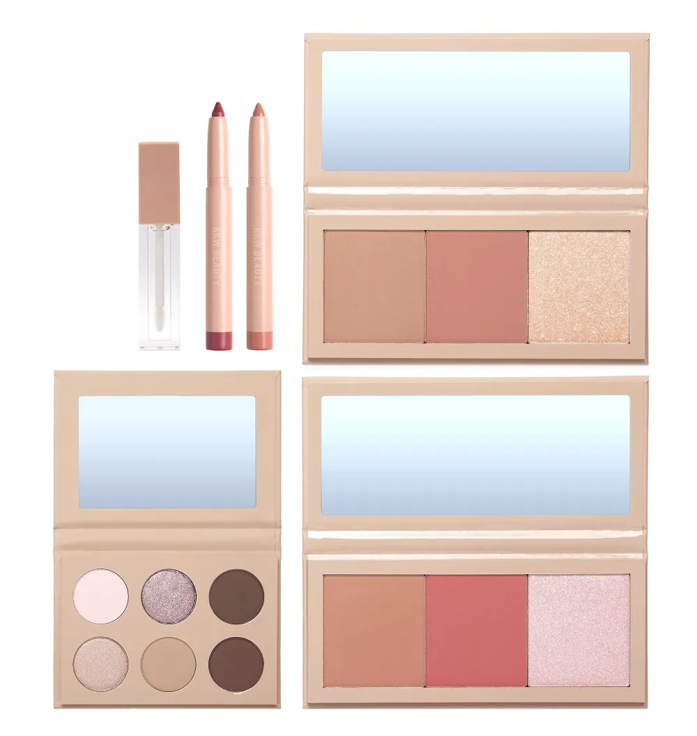 Kim Kardashian&rsquo;s New Makeup Collection Includes Pics From Her Childhood