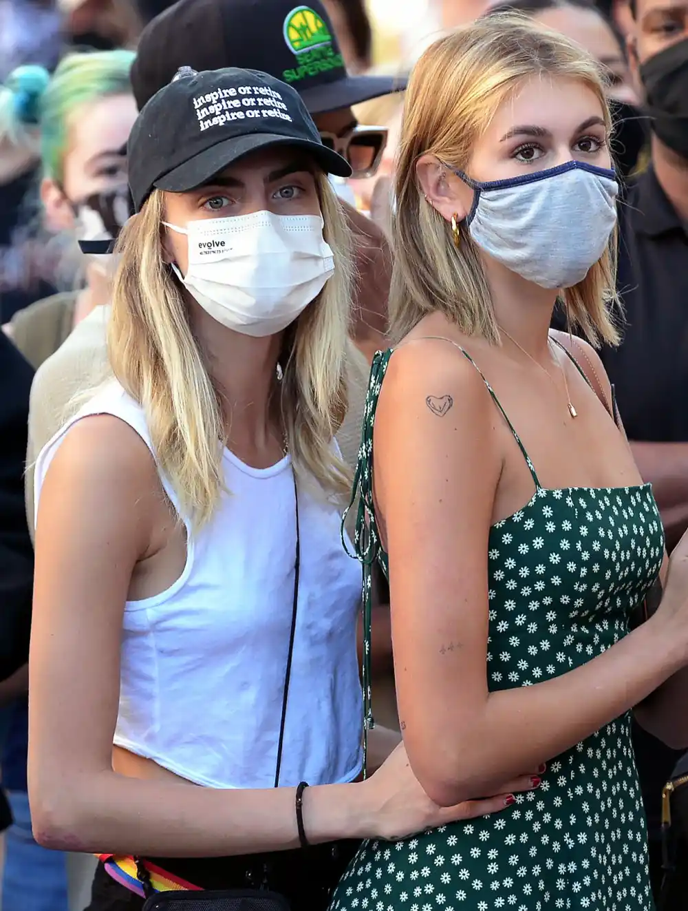 Kaia Gerber Cara Delevingne&rsquo;s Matching &lsquo;Soulmate&rsquo; Tattoos