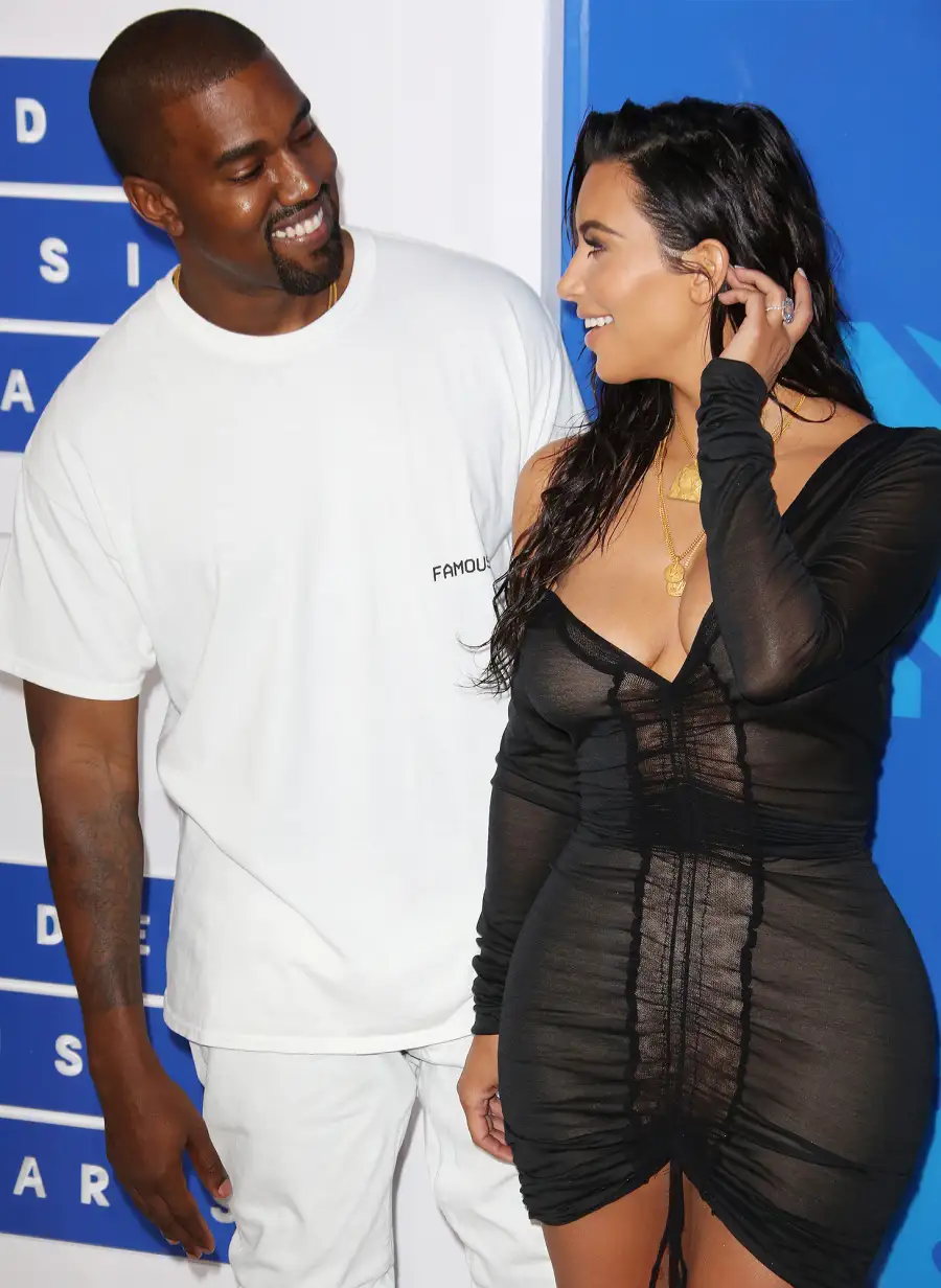 Kanye West Kim Kardashian VMAs