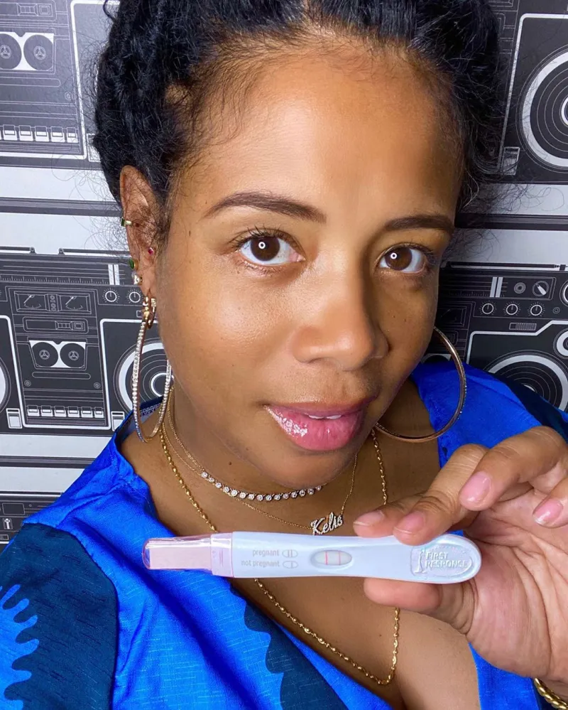 Kelis Positive Pregnancy Test