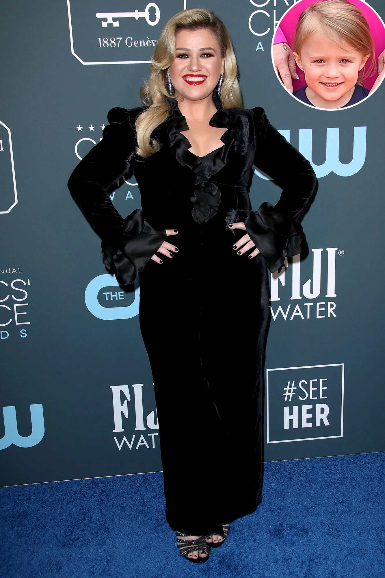 Kelly Clarkson Defends Putting Purple Streak in Daughter River Hair