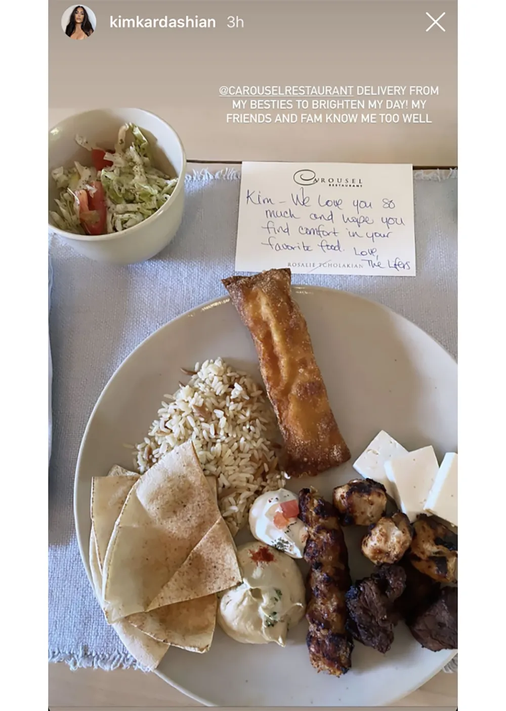 Kim Kardashian Thanks Khloe for Making 'Things Better' With a Food Truck