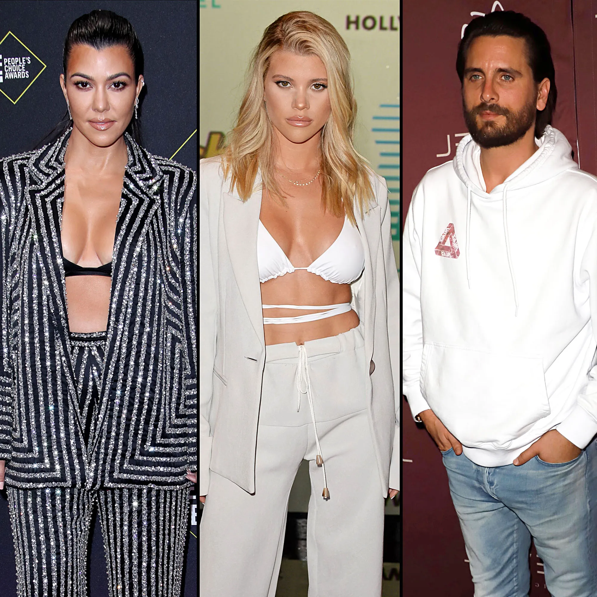 Kourtney Kardashian Sofia Richie Had Tension Before Scott Disick Split