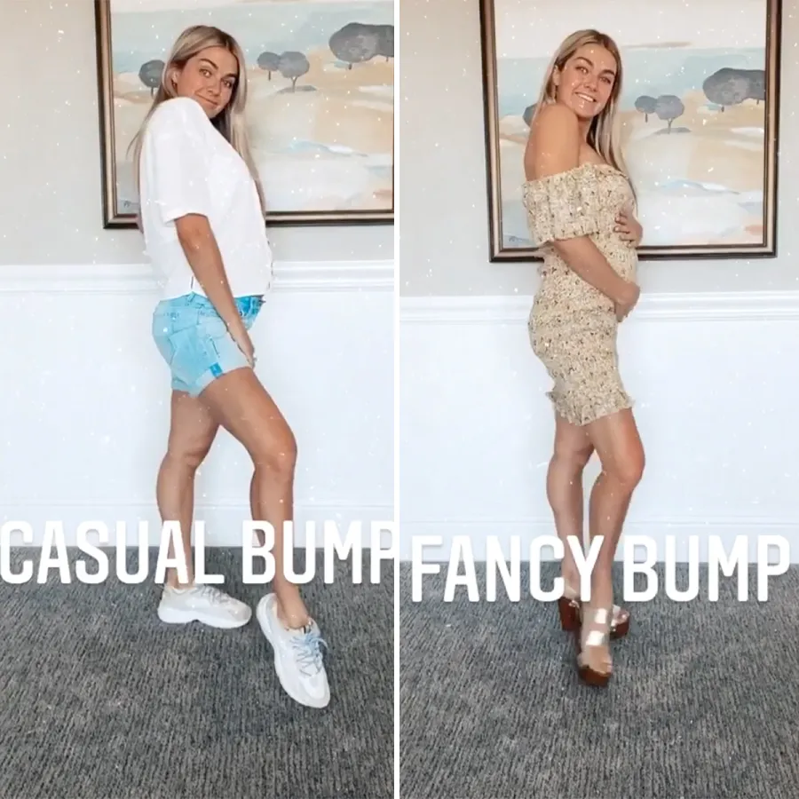Lindsay Arnold Models Maternity Looks in 27th Week of Pregnancy