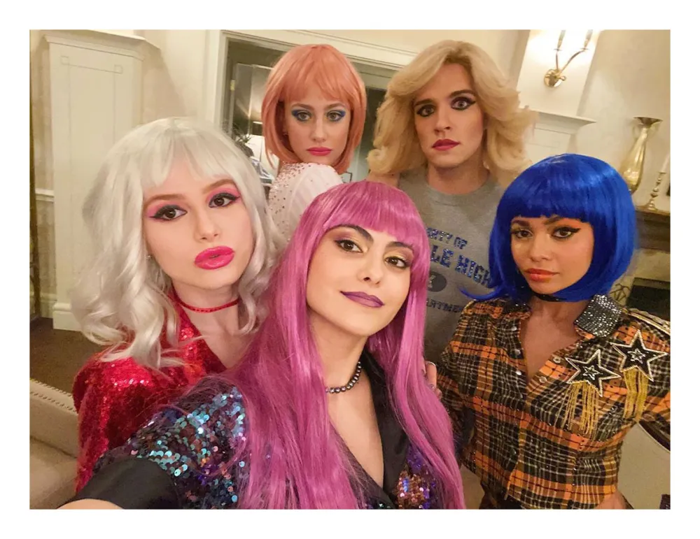 Madelaine Petsch Riverdale Colorful Wigs Instagram