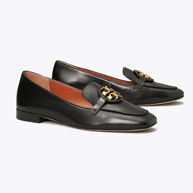 Miller Metal-Logo Loafer, Leather