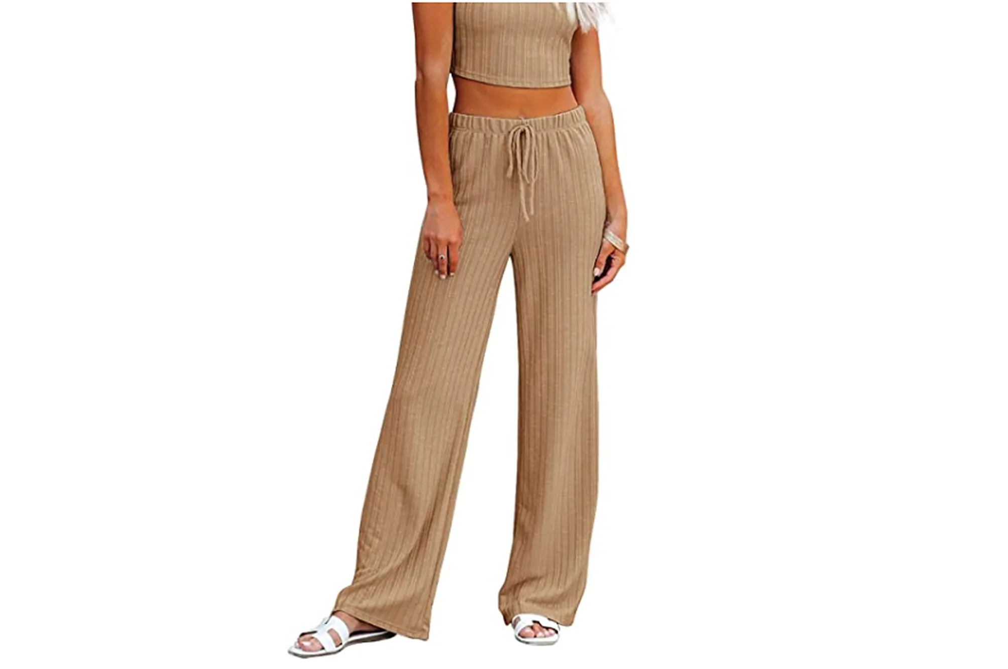 NIMIN Women's Casual Comfy Drawstring Elastic Waist Pants