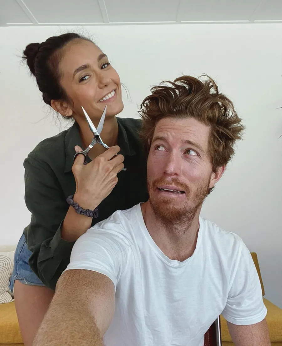 Nina Dobrev and Shaun White May 2020