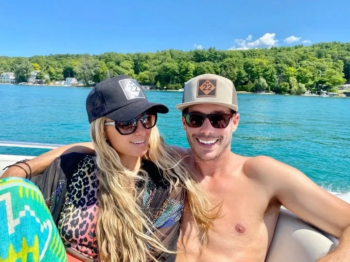 Paris Hilton and Carter Reum