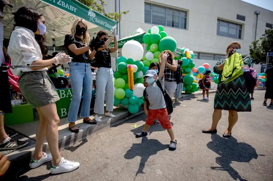 Prince Harry and Meghan Markle Baby2Baby Back To School Event