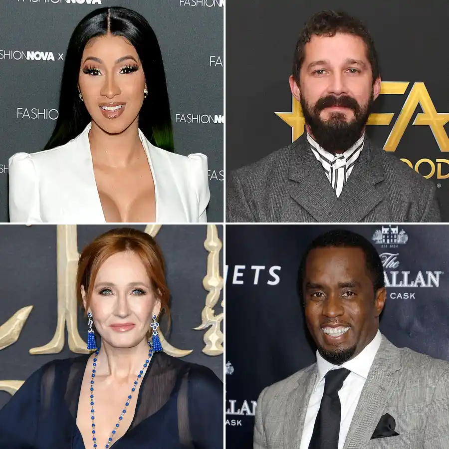 Cardi B Shia LaBeouf Rowling Sean Combs Rags to Riches