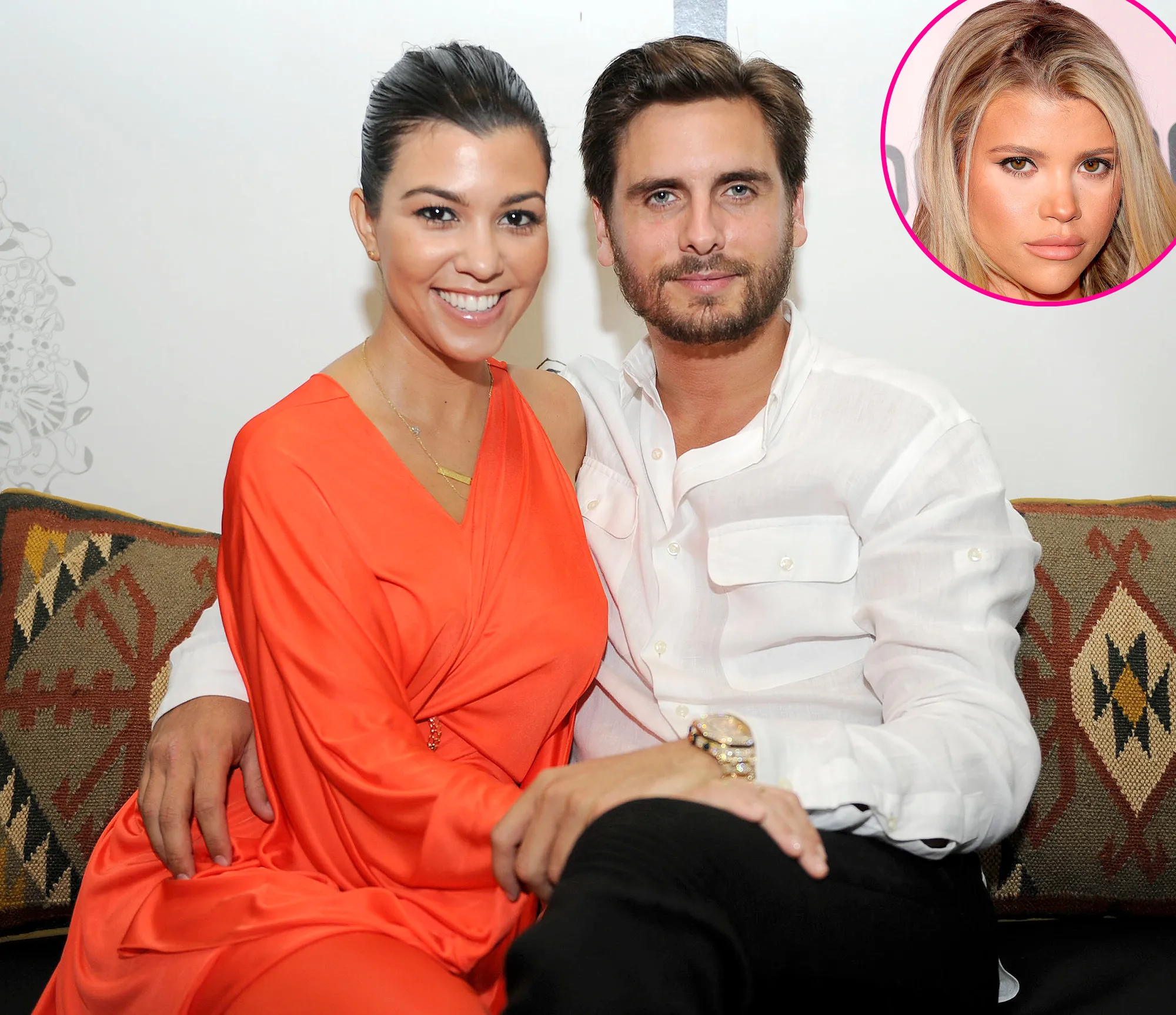 Scott Disick Flirting With Kourtney Kardashian Bothers Sofia Richie p