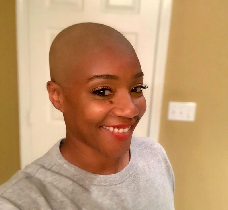 Why Tiffany Haddish Shaved Her Head on Social Media