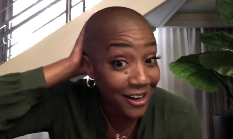 Why Tiffany Haddish Shaved Her Head on Social Media