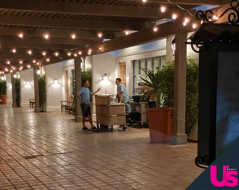 Wells Adams Spotted Bartending at Bachelorette Resort