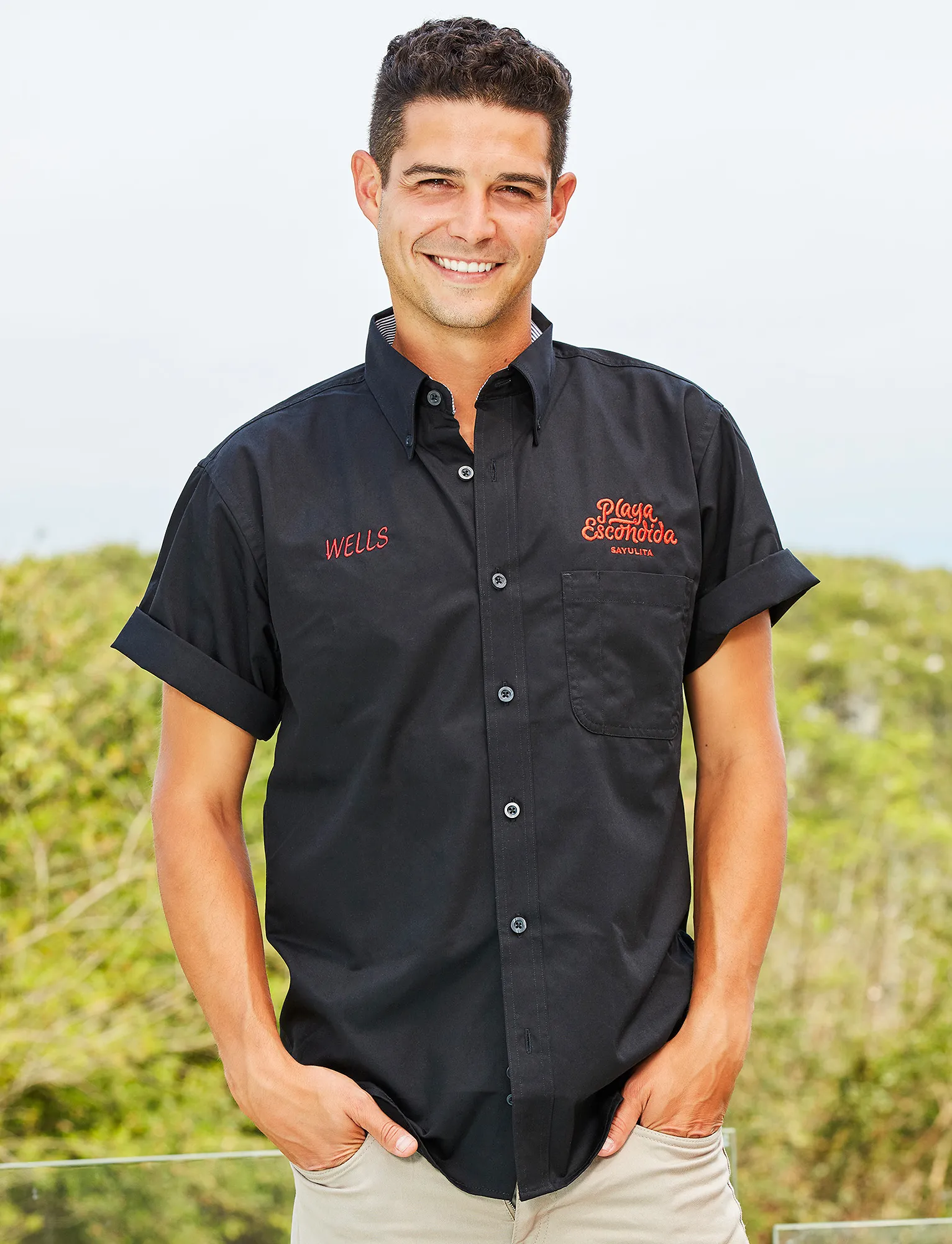 Wells Adams Spotted Bartending at Bachelorette Resort