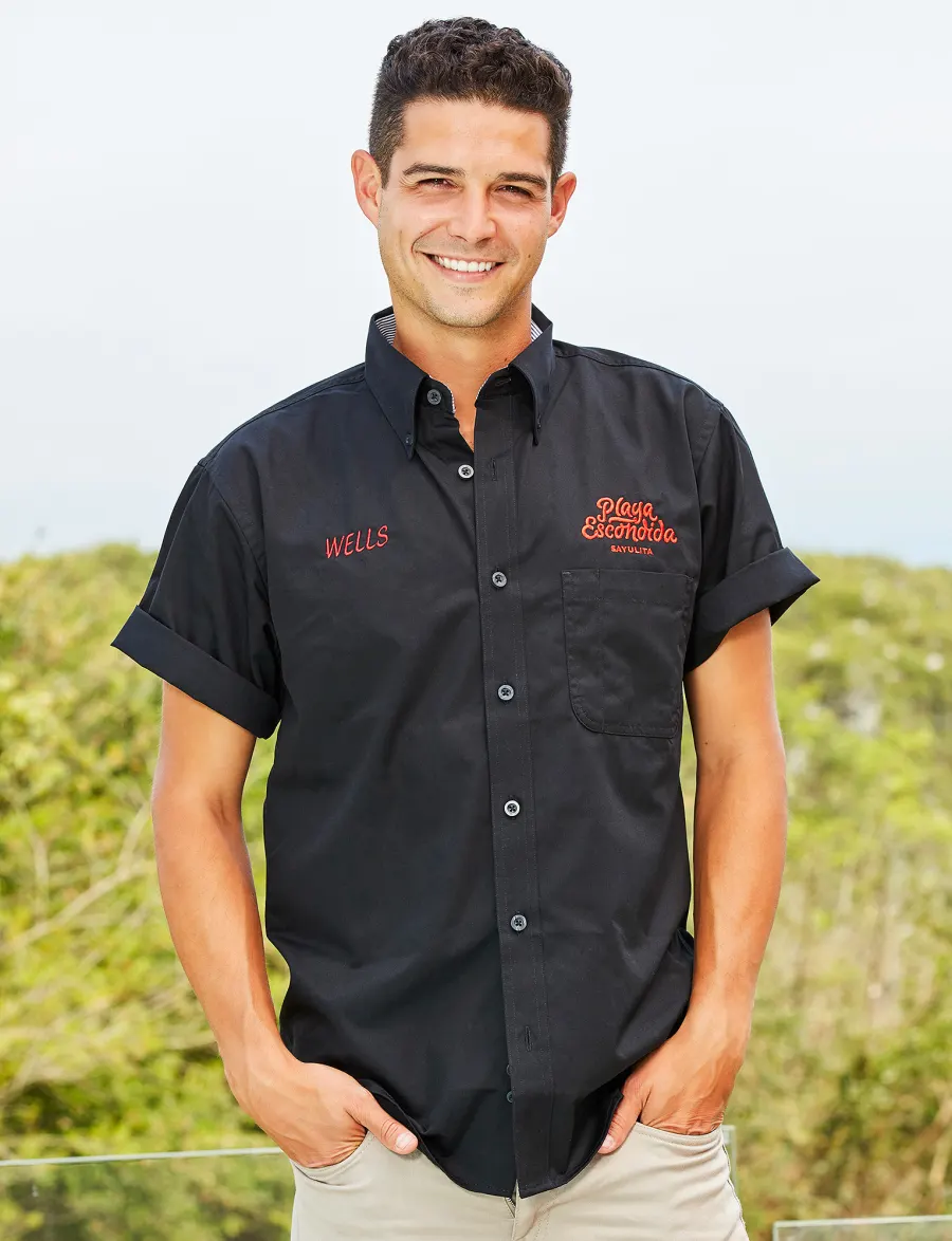 Wells Adams Spotted Bartending at Bachelorette Resort