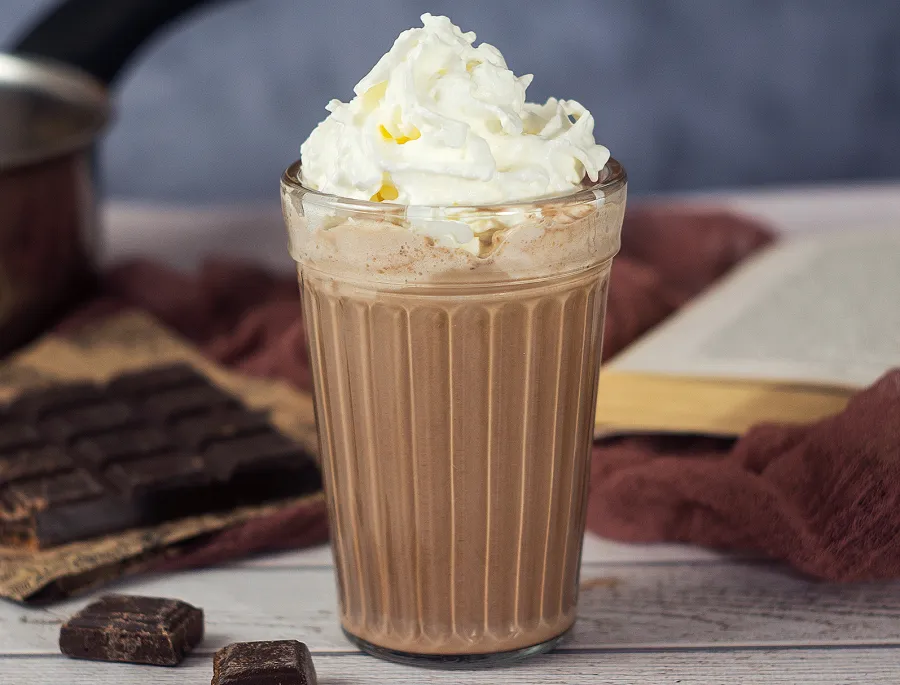 frozen hot chocolate