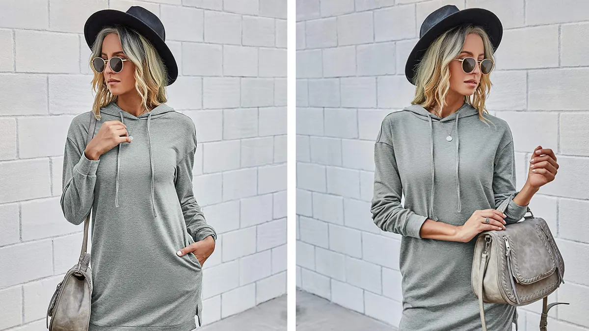 KIRUNDO Long-Sleeve Sweatshirt Dress