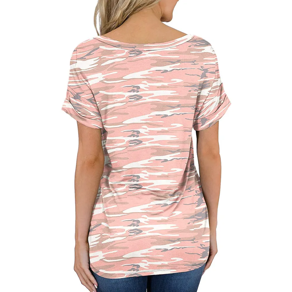 PrinStory Short Sleeve V-Neck T-Shirt