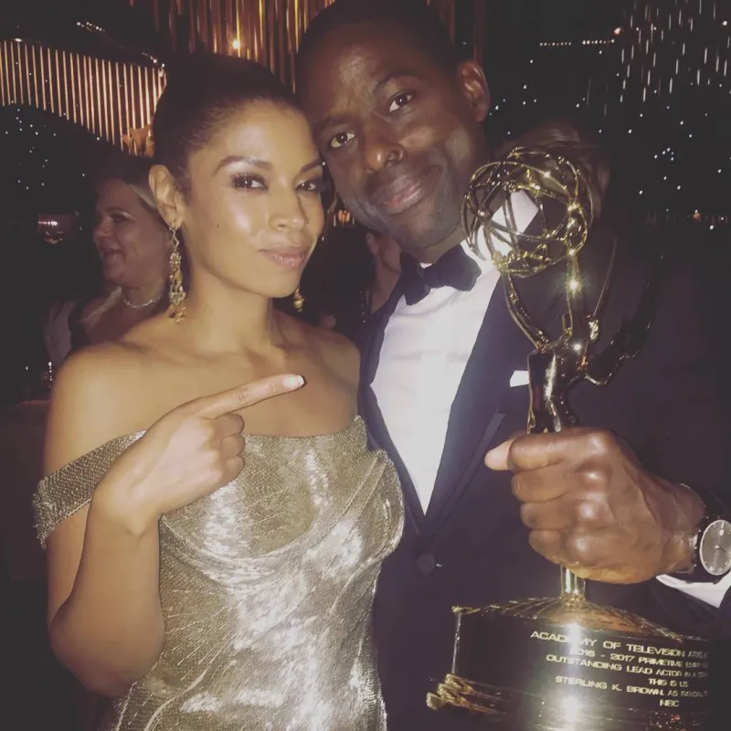 2017 Susan Kelechi Watson emmy award selfies