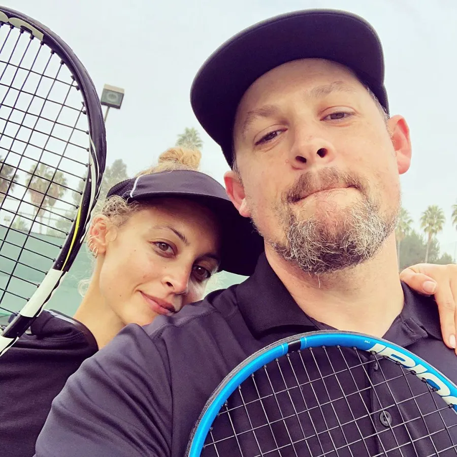 Nicole Richie and Joel Madden Playing Tennis Nicole Richie and Joel Madden Most Romantic Moments