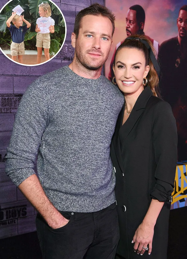 Armie Hammer and Elizabeth Chambers’ Kids Start 1st Day of School