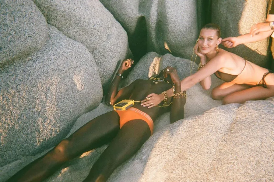 Bella Hadid Shares Sexy BTS Pics From Her Valentino Shoot