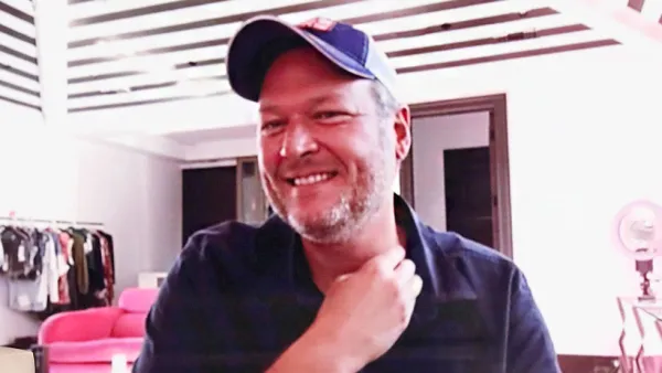 Blake Shelton visiting The Ellen DeGeneres Show via Zoom Blake Shelton Says He Is Trying to Lose Weight After Joking He Gained 117 Pounds During Quarantine