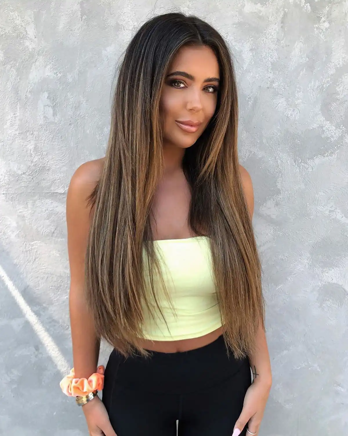 Brielle Biermann Debuts Darker Stands and She Looks Totally Different
