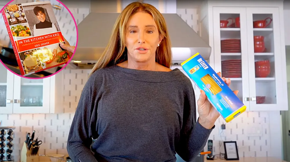 Caitlyn Jenner Shares Cooking Tutorial Using Kris Jenner Pasta Recipe