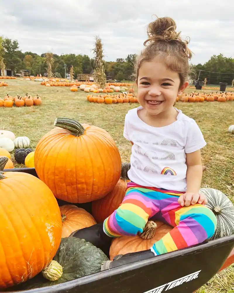 Christina Perri Parents Visit Pumpkin Patches With Kids